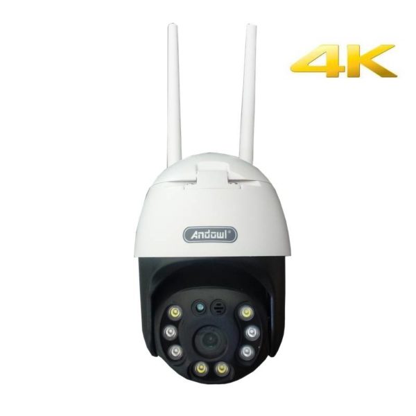 Andowl Q-S4 MAX 8K AI Wifi Constant Speed Dome IP PTZ Camera - Electromann  South Africa